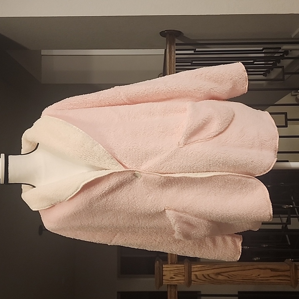 NWOT Nike Pink Teddy Jacket